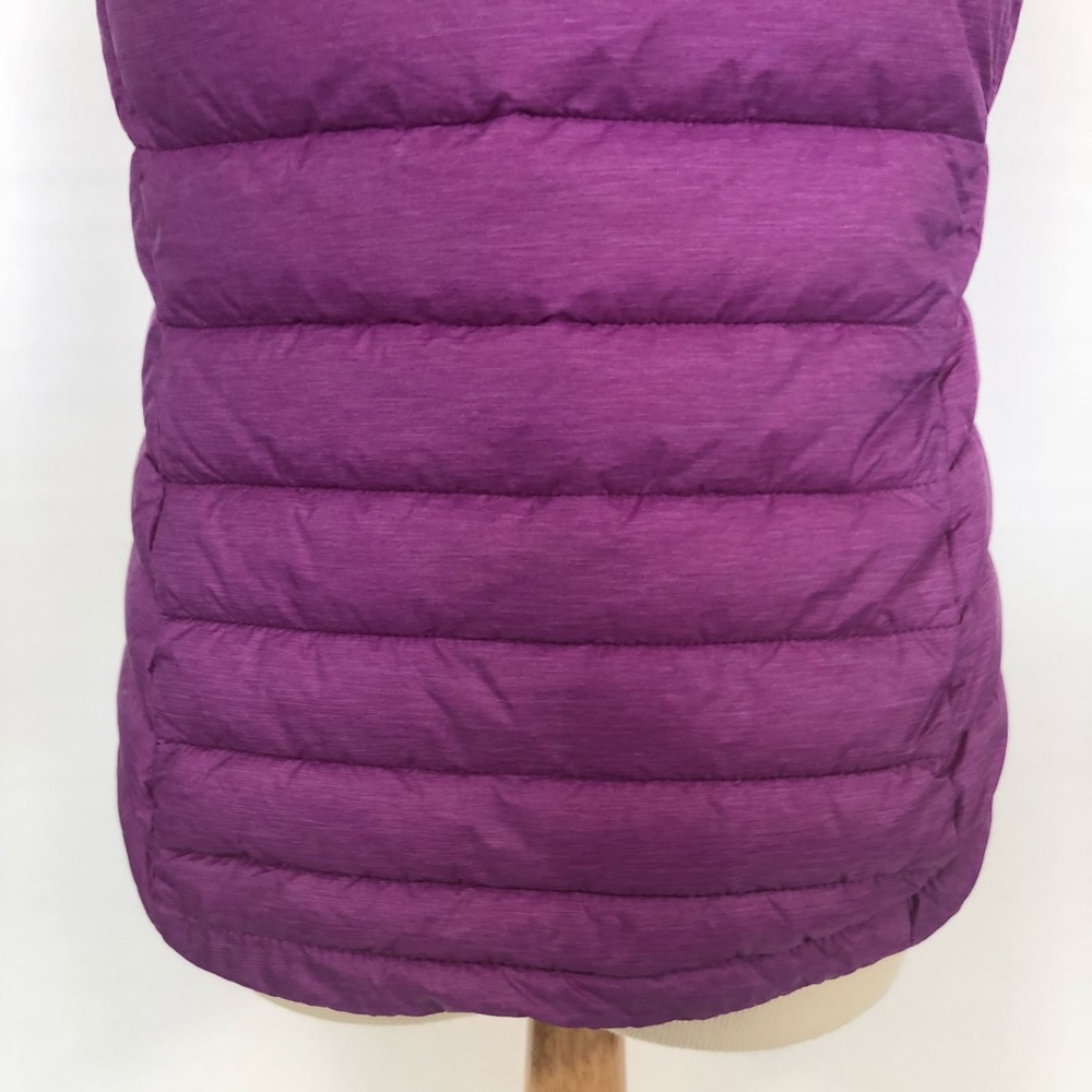 NWOT Tangerine purple quilted  hooded vest S - Picture 7 of 8